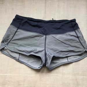 Lululemon speed shorts